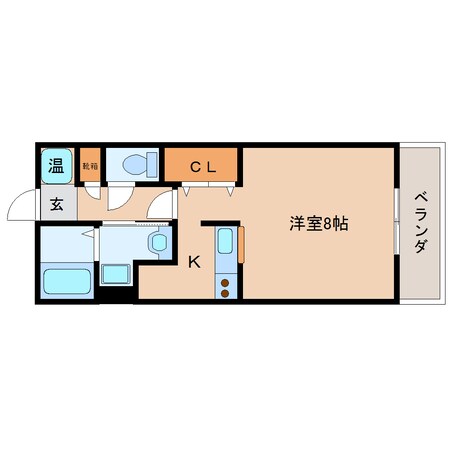 郡山駅 徒歩7分 2階の物件間取画像